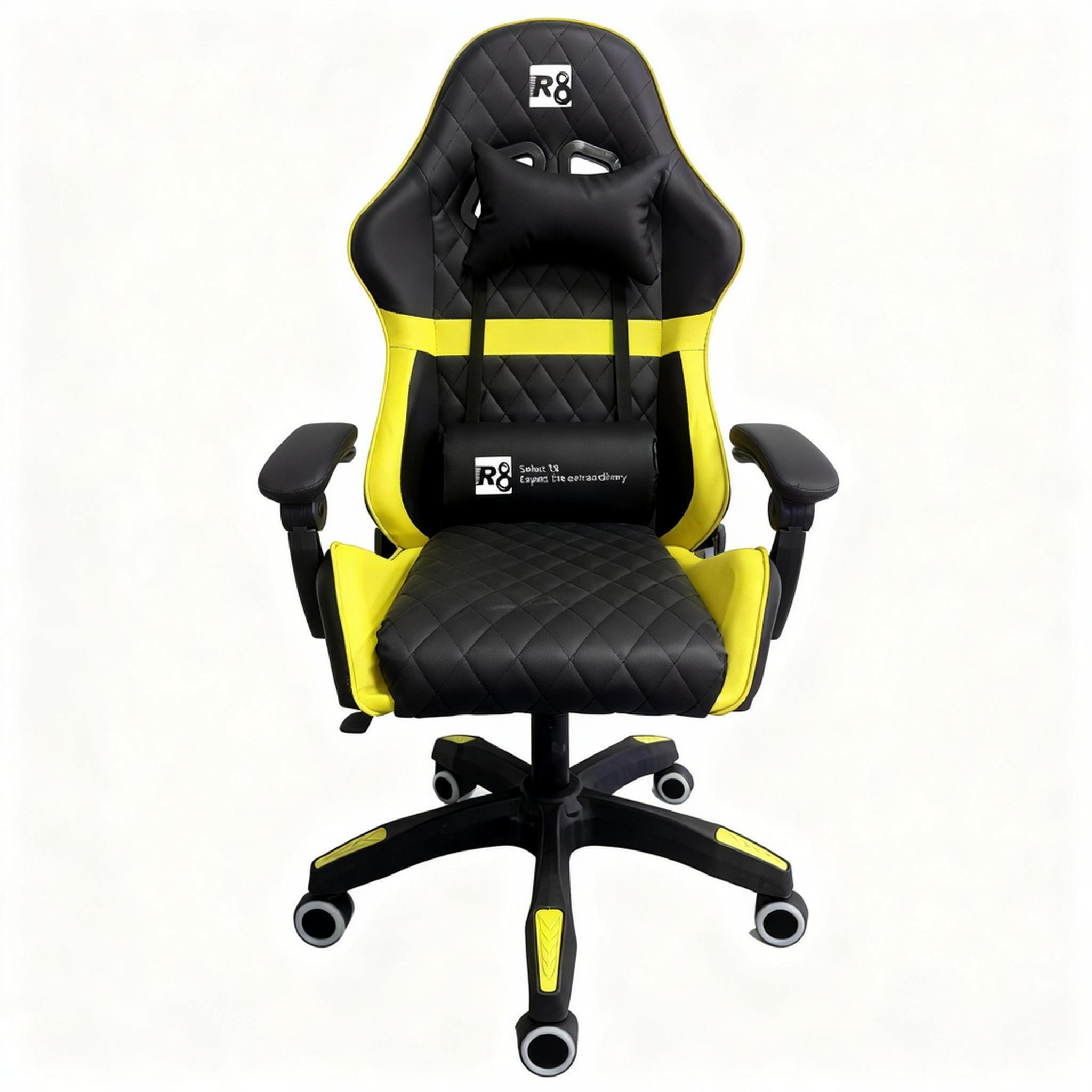 The R8 ergonomic backrest gaming chair, made of PU leather, is a comfortable and durable office and gaming seat, specially designed for export pic 5