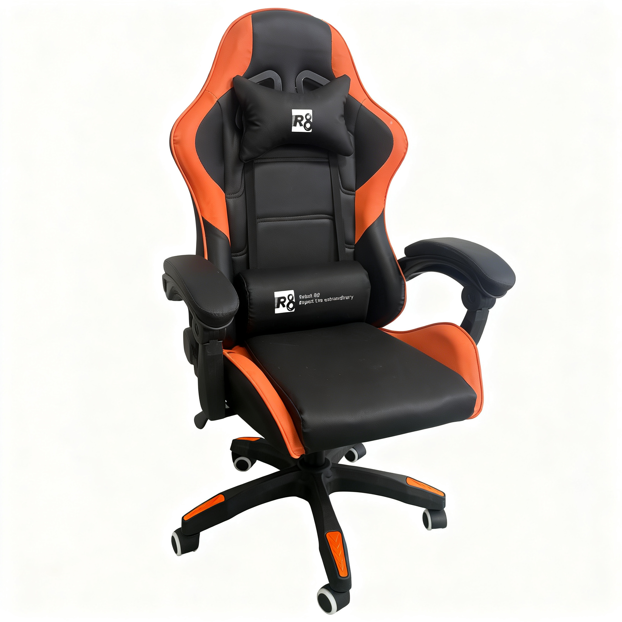 The R8 ergonomic backrest gaming chair, made of PU leather, is a comfortable and durable office and gaming seat, specially designed for export pic 7
