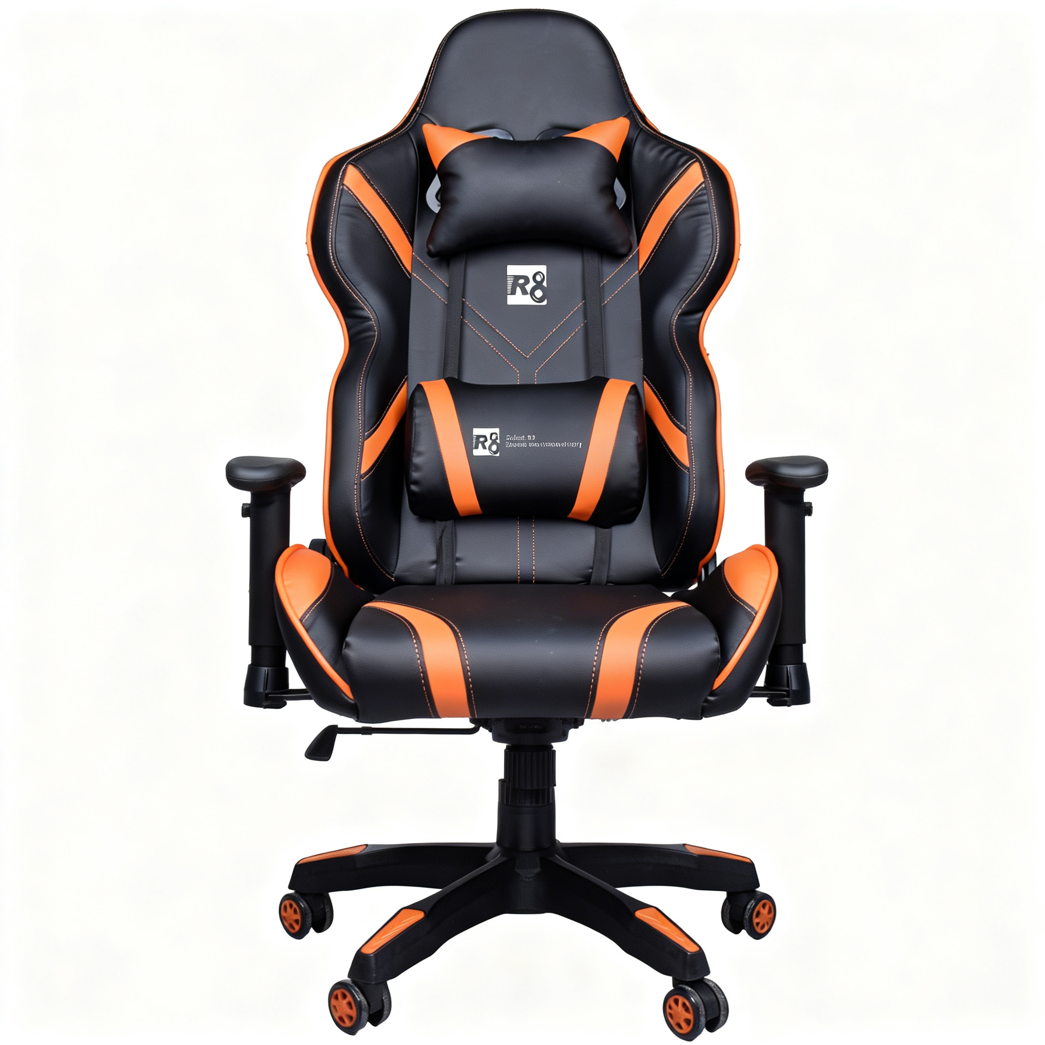 The R8 ergonomic backrest gaming chair, made of PU leather, is a comfortable and durable office and gaming seat, specially designed for export pic 2