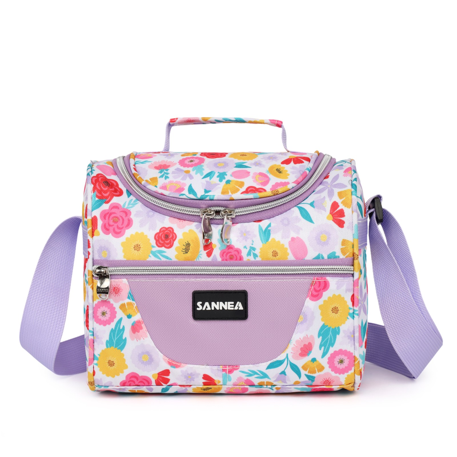 SANNE lunch bags in stock for wholesale, hand-held shawls, children's bento bags, outdoor picnic insulated ice packs Specification image