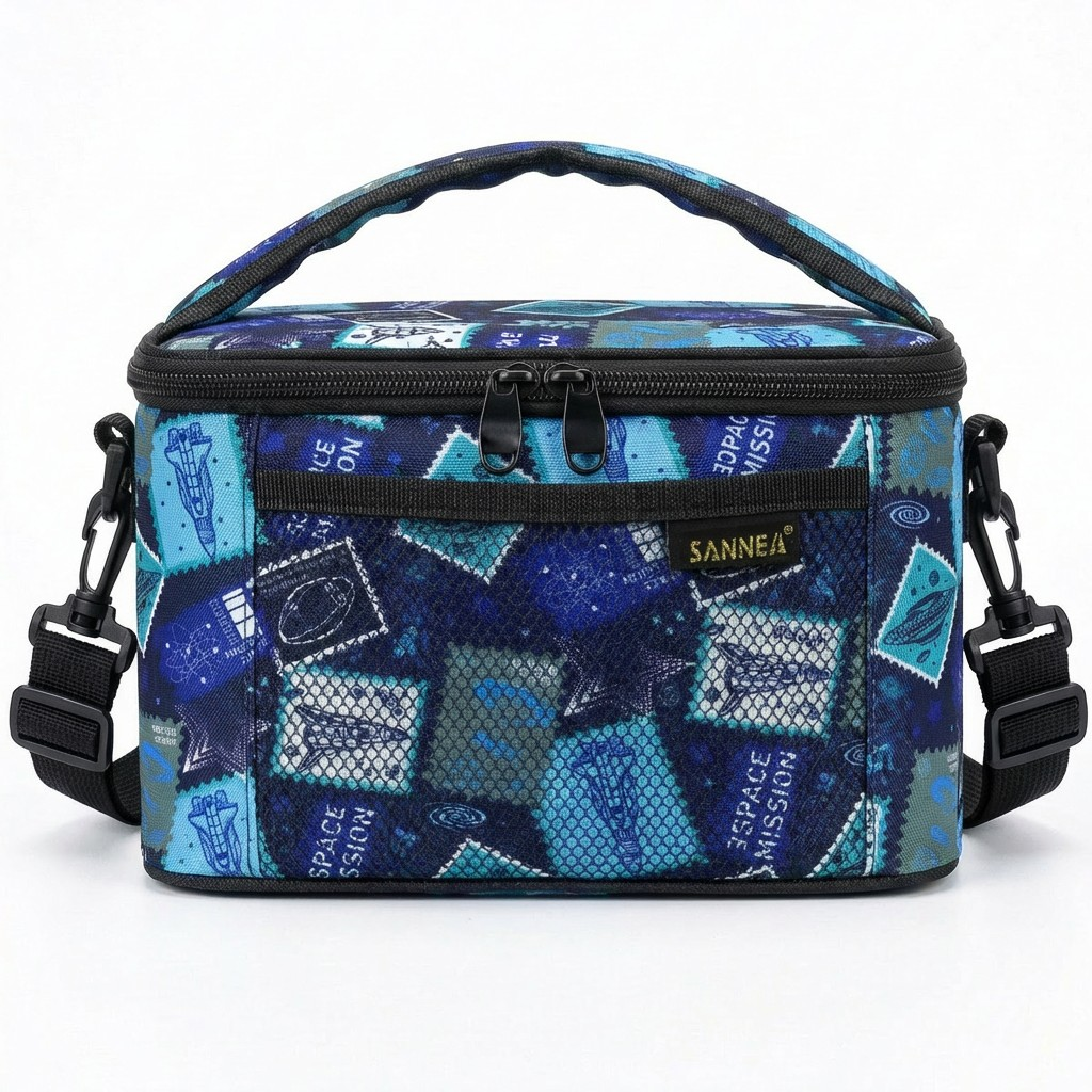 SANNE's new insulated bags, striped Oxford cloth bento delivery packs, breast milk preservation ice packs, and Amazon insulated packs Item Picture