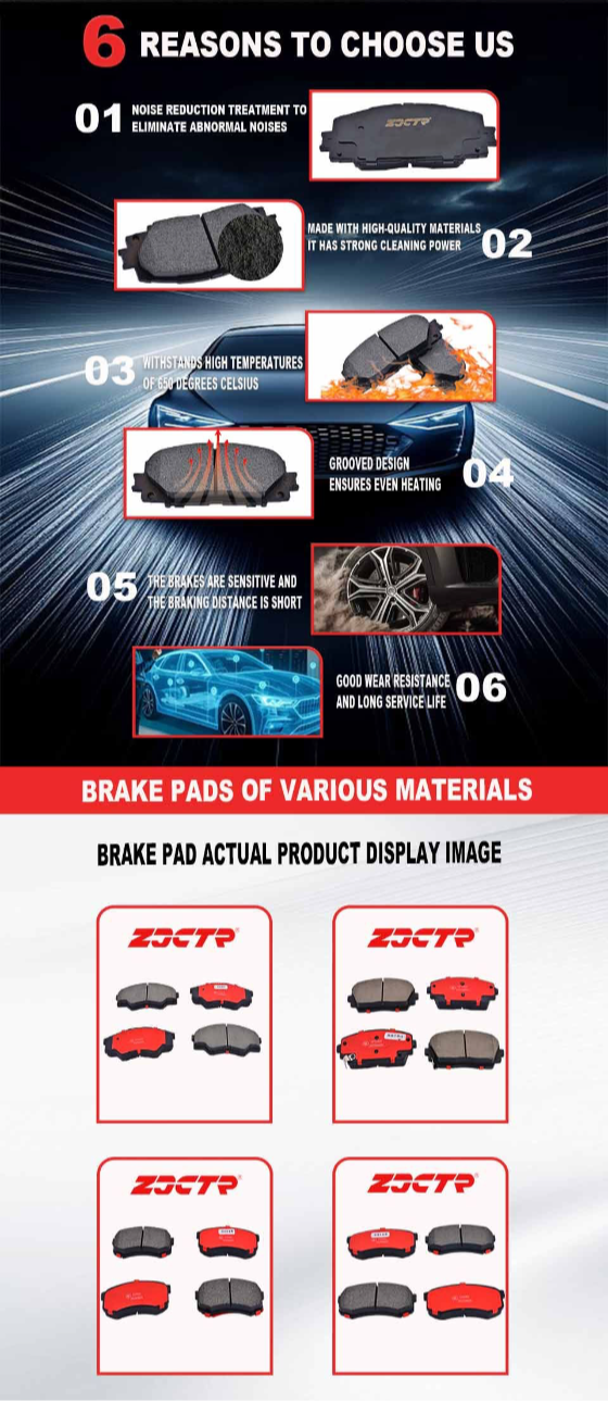 ODM/BRAKE PAD/Zjctr/Pn1370/a-445K/D665/04465-50060/OEM pic 2