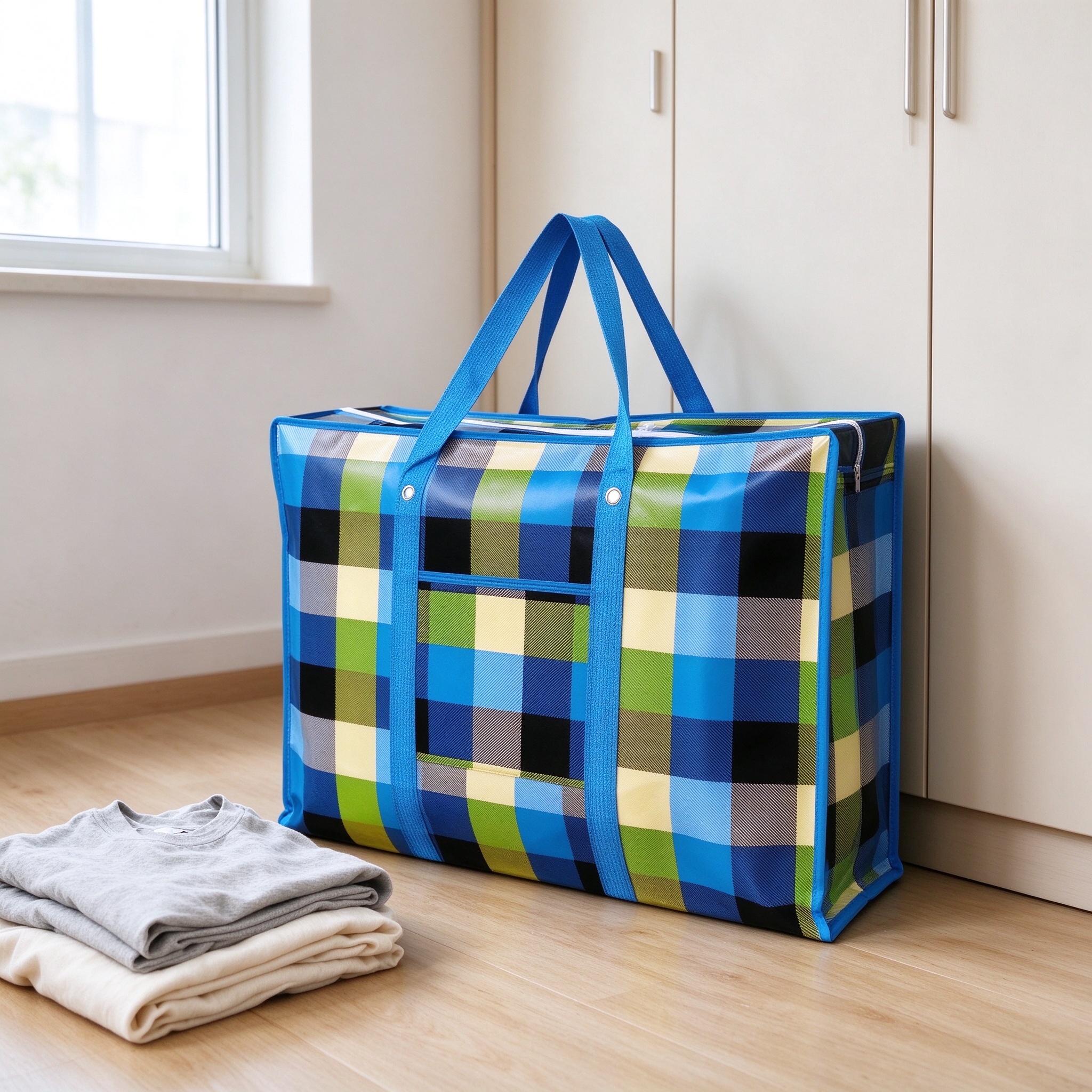 Multi-functional clothing storage box, storage bag, moving bag, large-capacity durable household waterproof storage bag, pp non-woven fabric bag, handbag, thickened quilt storage bag