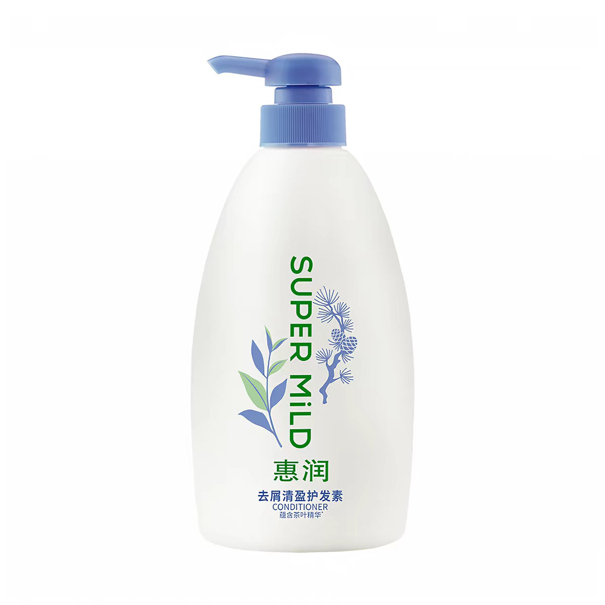 惠润去屑清盈护发素600ml 改善毛躁柔顺洗发水发膜护发素白底实物图