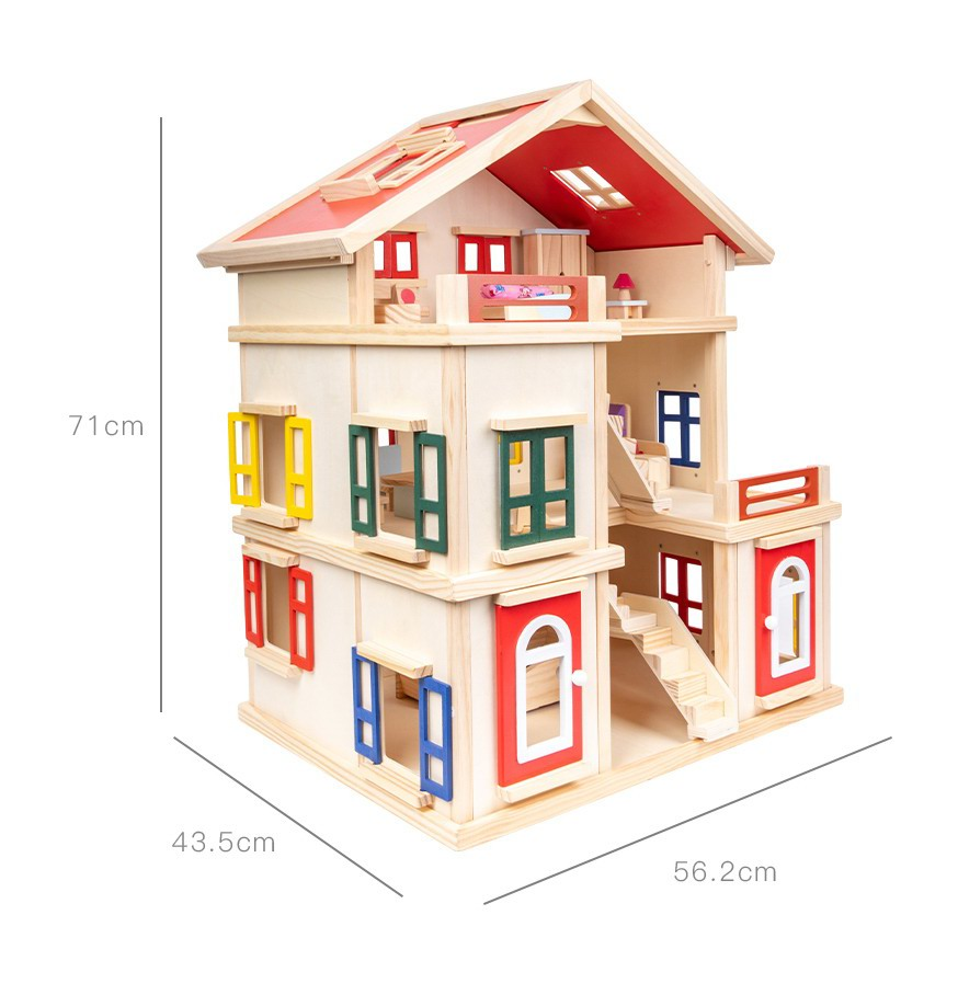 TG46231 Wooden three-story villa