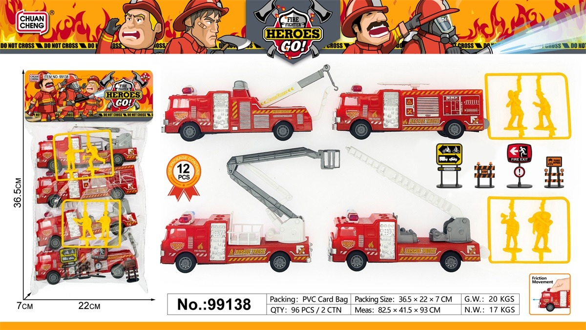 TM21559 Fire engine set Application Scenario