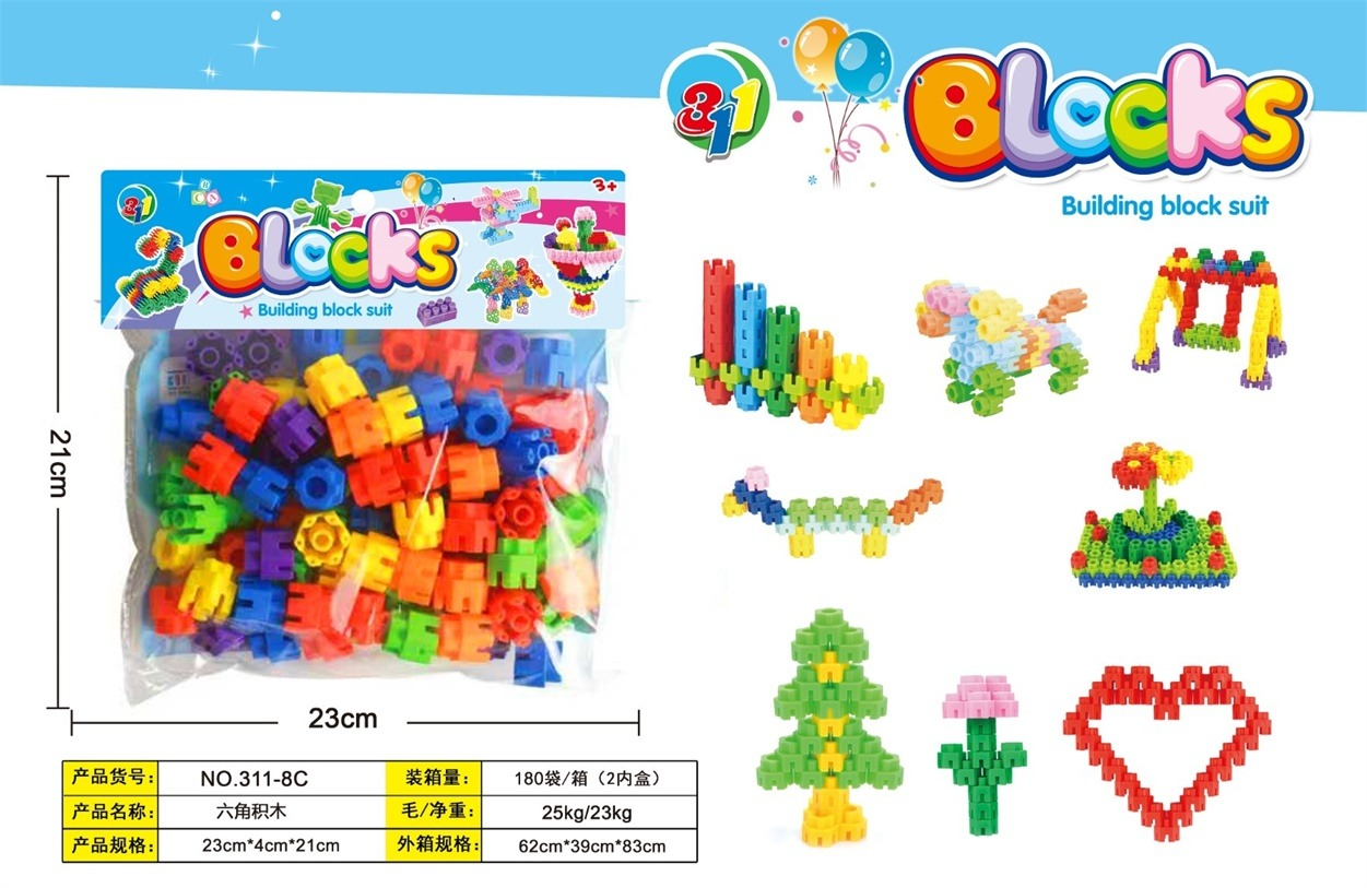 TM23820 hexagonal building blocks Item Picture