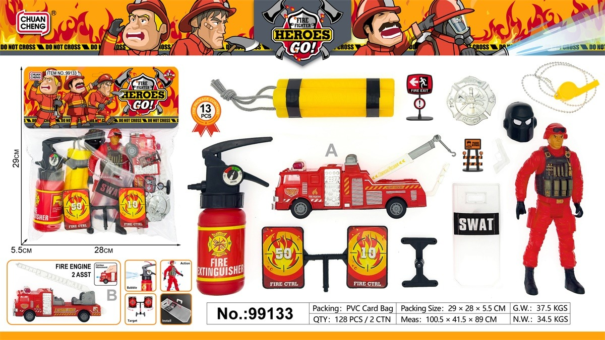 TM21556 Consumer Set (Mixed Set of Two Fire Engine Models)