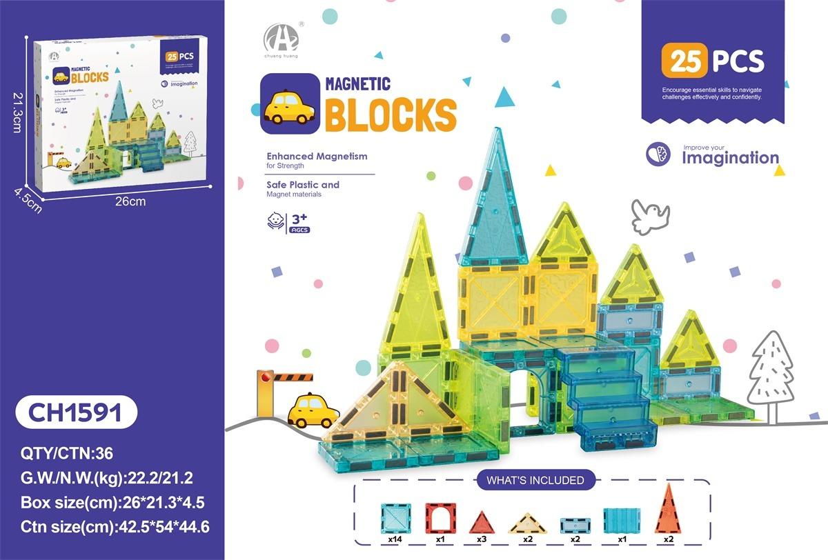 TM19664 5.5cm color window magnetic sheet, 25 pieces detail image 3