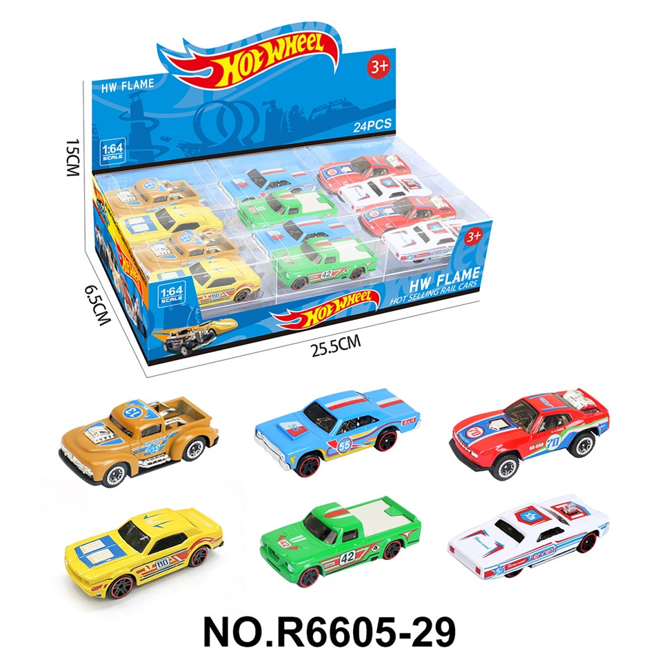 TM21795 6 models 1:64 Firewheel pickup trucks, muscle vehicles, off-road vehicles, alloy vehicles, 24 pieces display box Application Scenario