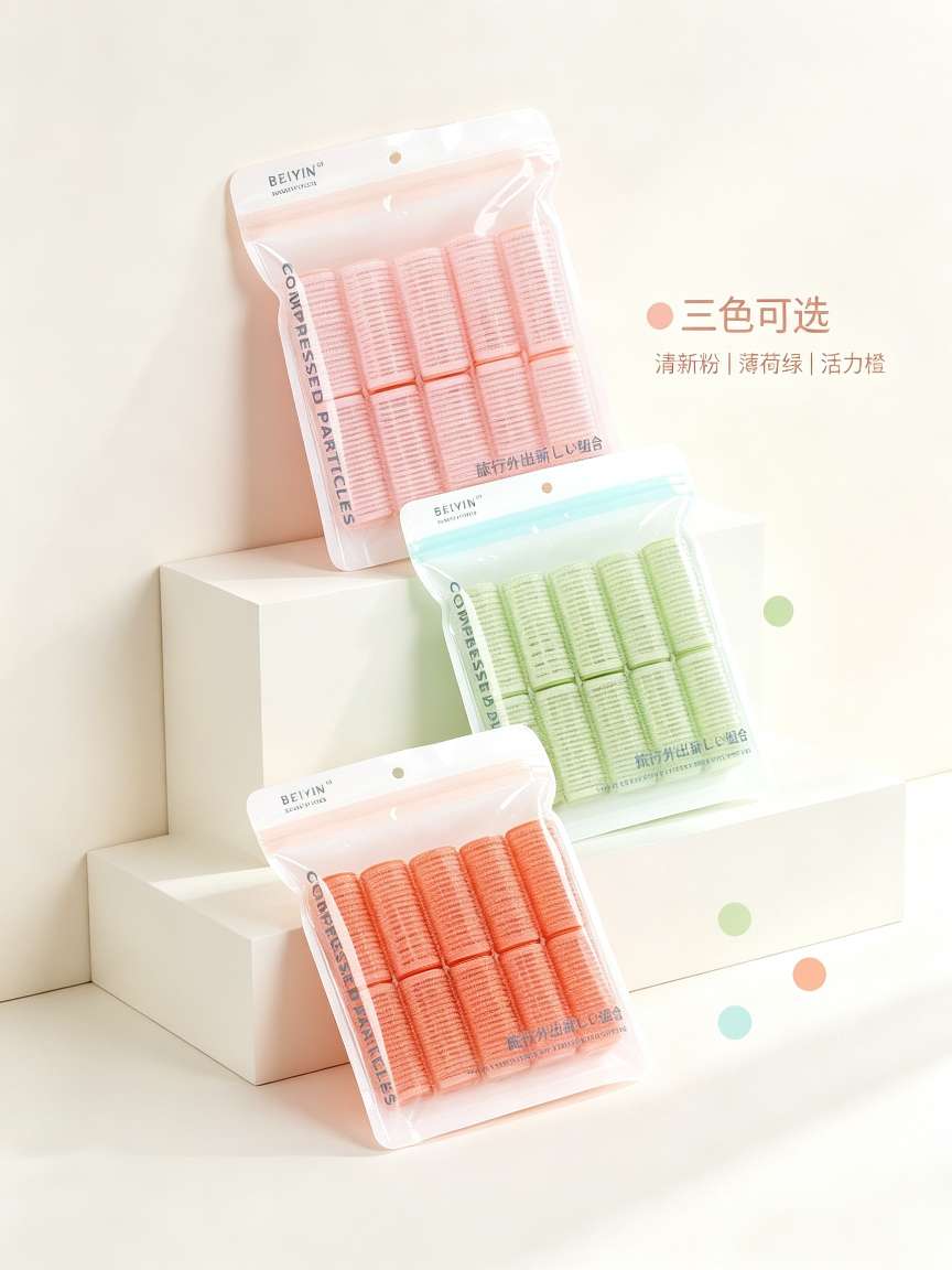 BEIYIN offers ten self-adhesive curling irons. Lazy people can easily create natural curly hair without perming or damaging it detail image 2