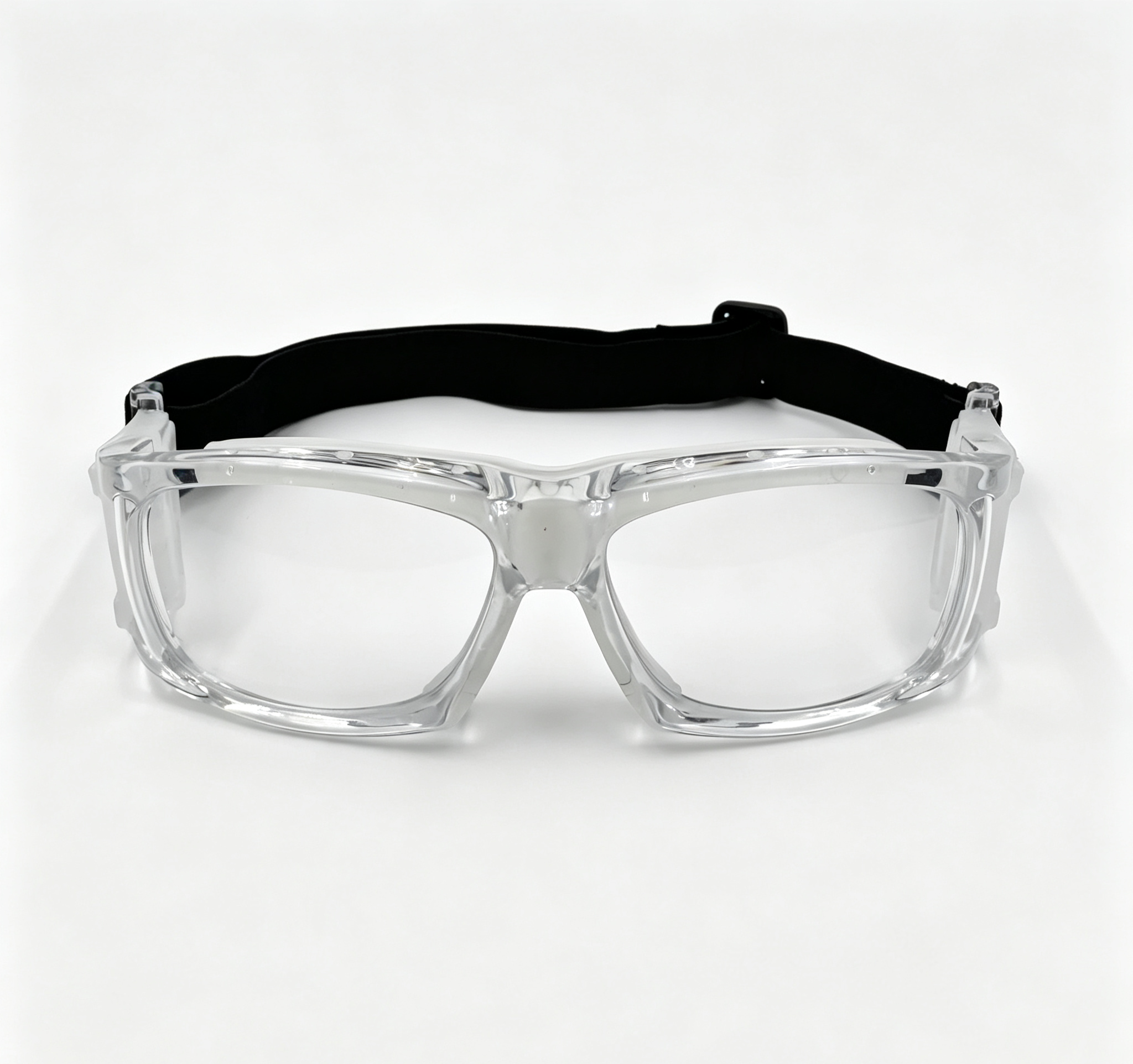 Basketball goggles PC impact-resistant explosion-proof frame full side protection sports glasses details Picture