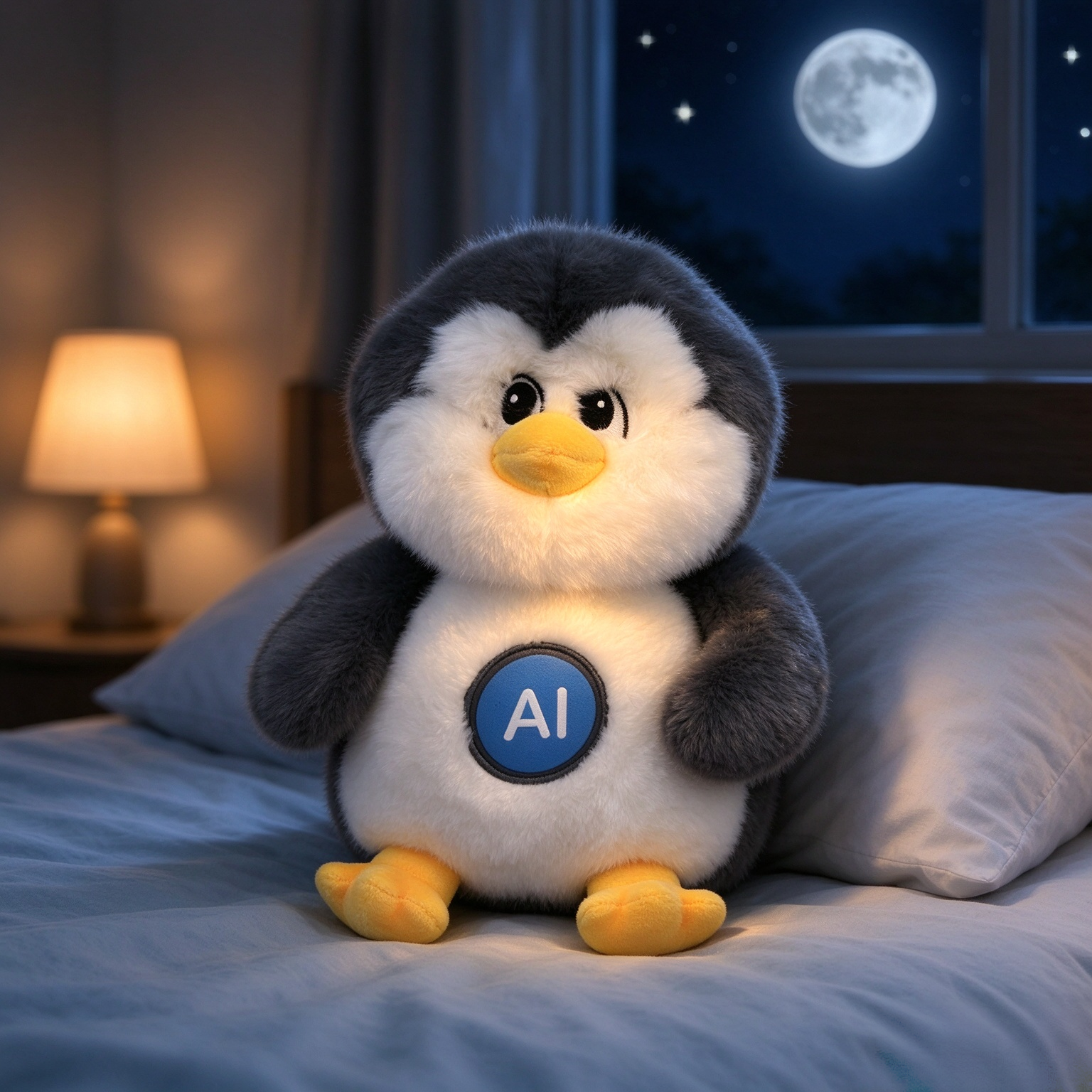 AI Penguin Baby smart plush toy, English dialogue, encyclopedia Q&A, children's early education, companionship and comfort doll, gift box set, suitable for both gifting and personal use Specification image