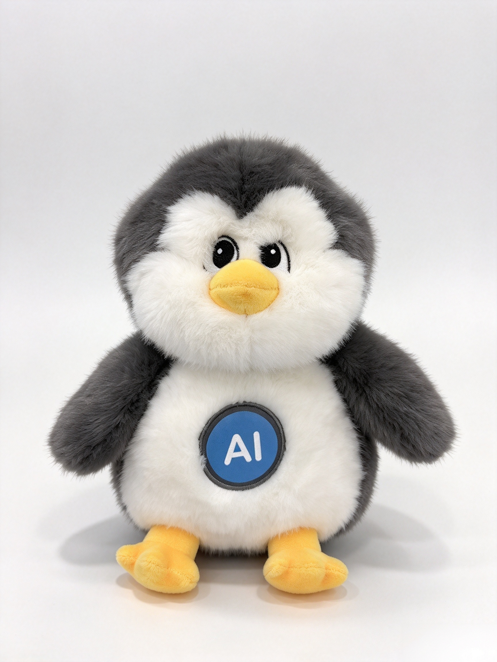 AI Penguin Baby smart plush toy, English dialogue, encyclopedia Q&A, children's early education, companionship and comfort doll, gift box set, suitable for both gifting and personal use Item Picture