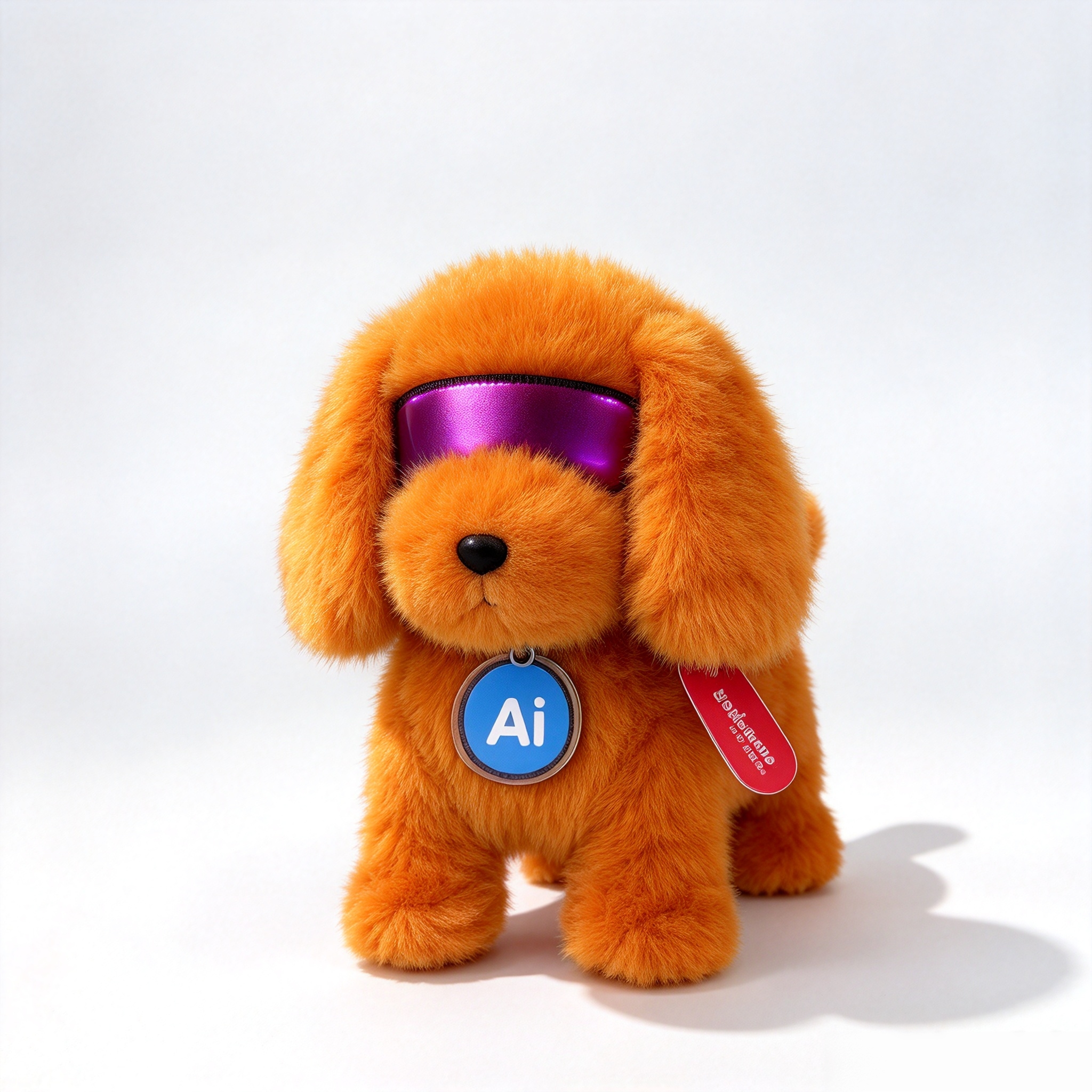 AI Wang Xiaobu smart toy, cute dog, early education robot, children's voice chat, emotional companionship, plush little doll Item Picture