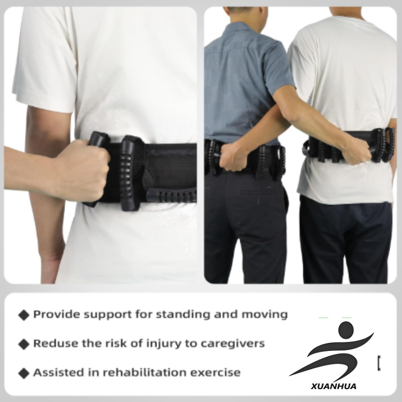 Transfer Belt with 7 Handles, Safety Walking Support, Quick Release Buckle|Multi-Angle Grip, Non-Slip TEP Handles, Adjustable Waist, Durable Nylon & Polyester, Machine-Washable Application Scenario