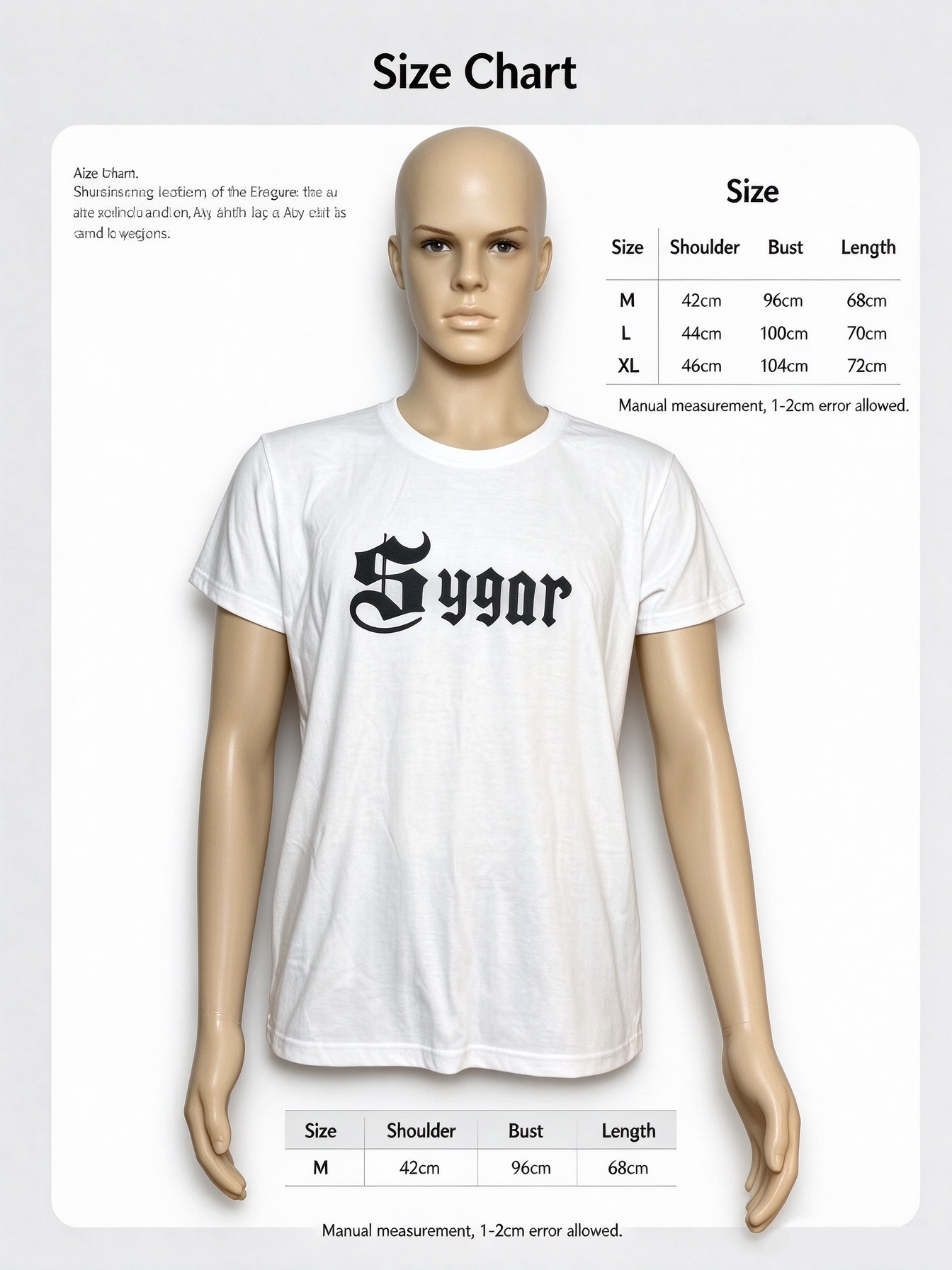 A simple white short-sleeved T-shirt showcases comfortable and versatile casual wear pic 5