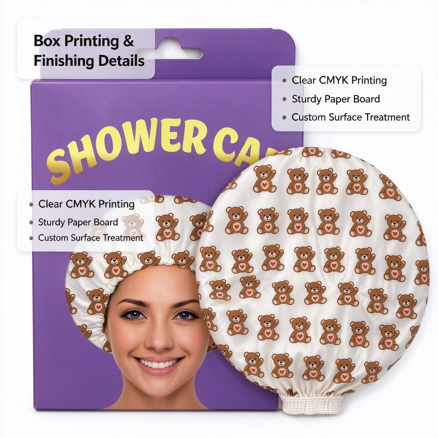 Custom Cosmetic Packaging Boxes Shower Case Box Application Scenario