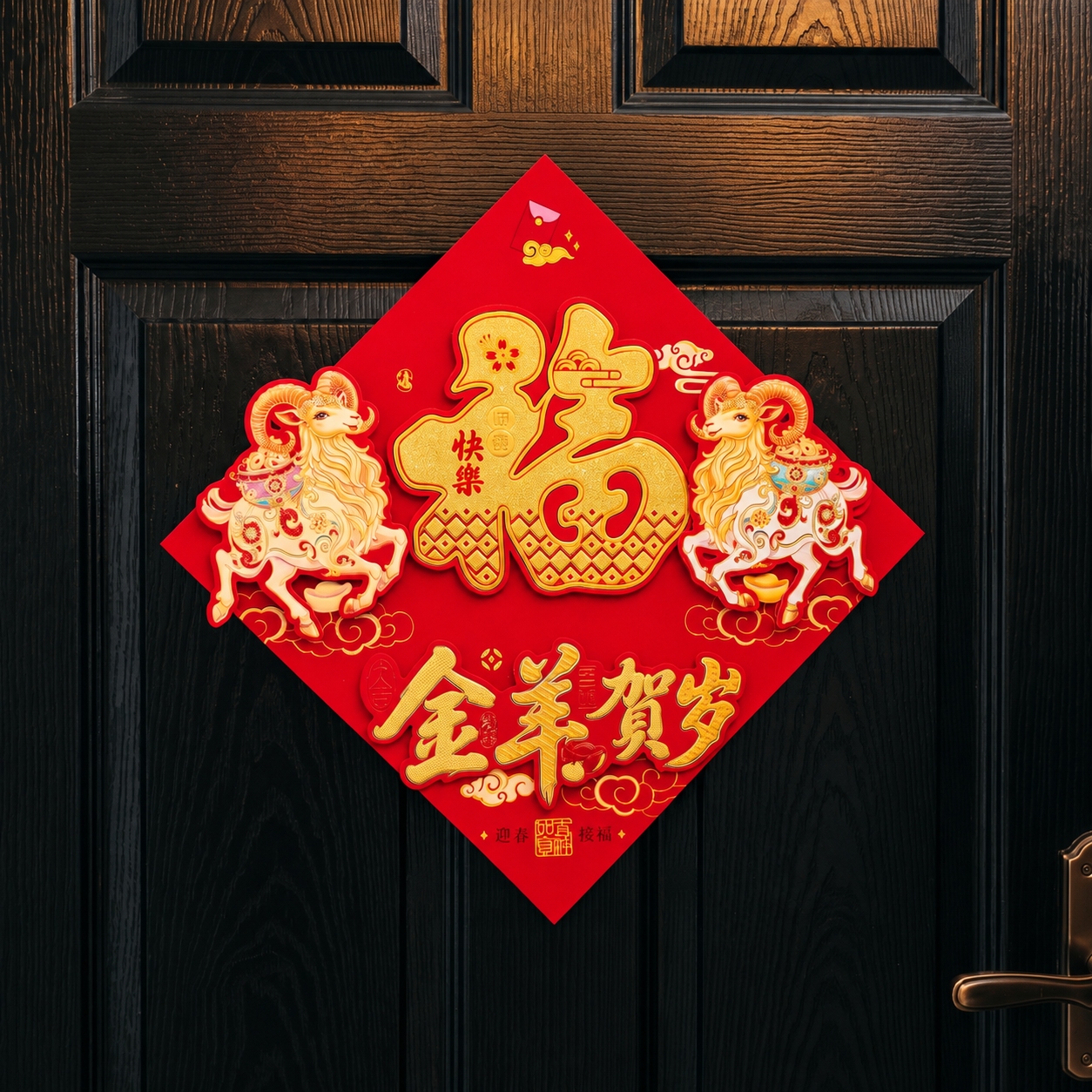 Ruixiang corte de papel serpientes estereoscópica año de la fortuna etiqueta de la puerta 2026 nuevo año de primavera estereoscópica decoración de la ventana de año nuevo nuevo año nuevo etiqueta de la puerta accesorios de disposición trioscópica pic 1