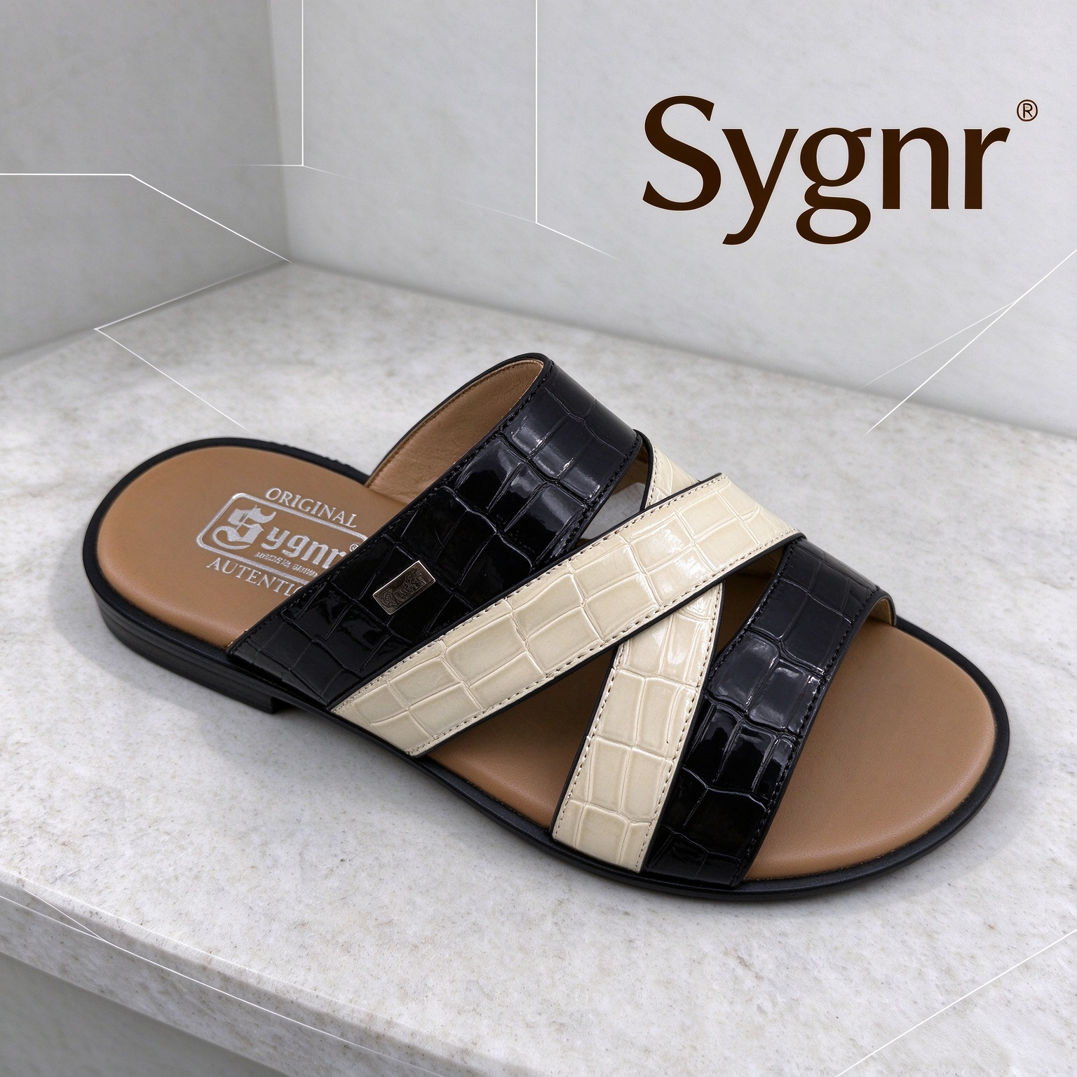 The new men's summer slippers are comfortable for Africa and the Middle East details Picture