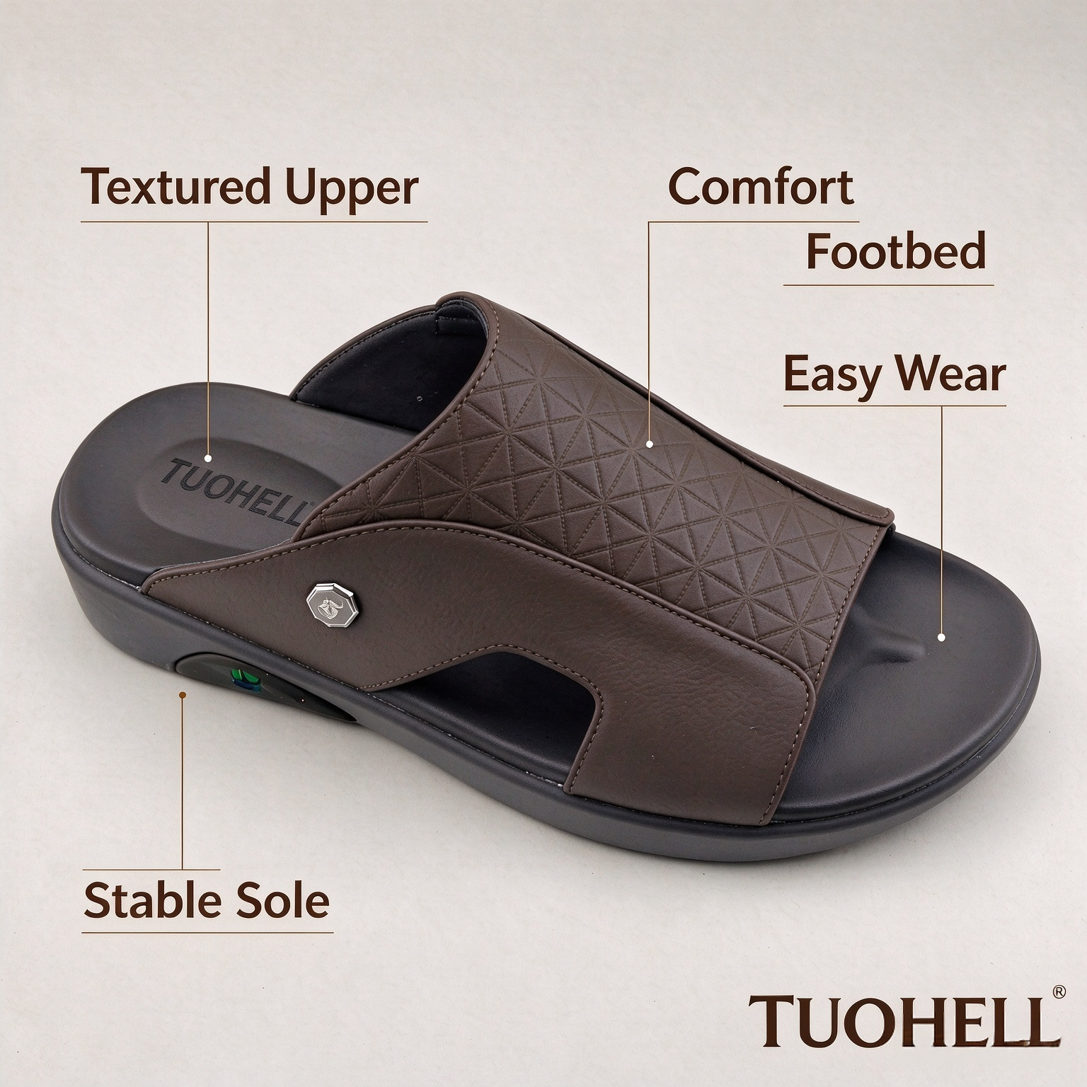 Men's comfortable and trendy flip-flops Specification image
