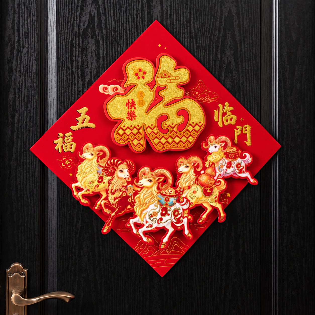 Ruixiang corte de papel serpientes estereoscópica año de la fortuna etiqueta de la puerta 2026 nuevo año de primavera estereoscópica decoración de la ventana de año nuevo nuevo año nuevo etiqueta de la puerta accesorios de disposición trioscópica pic 3