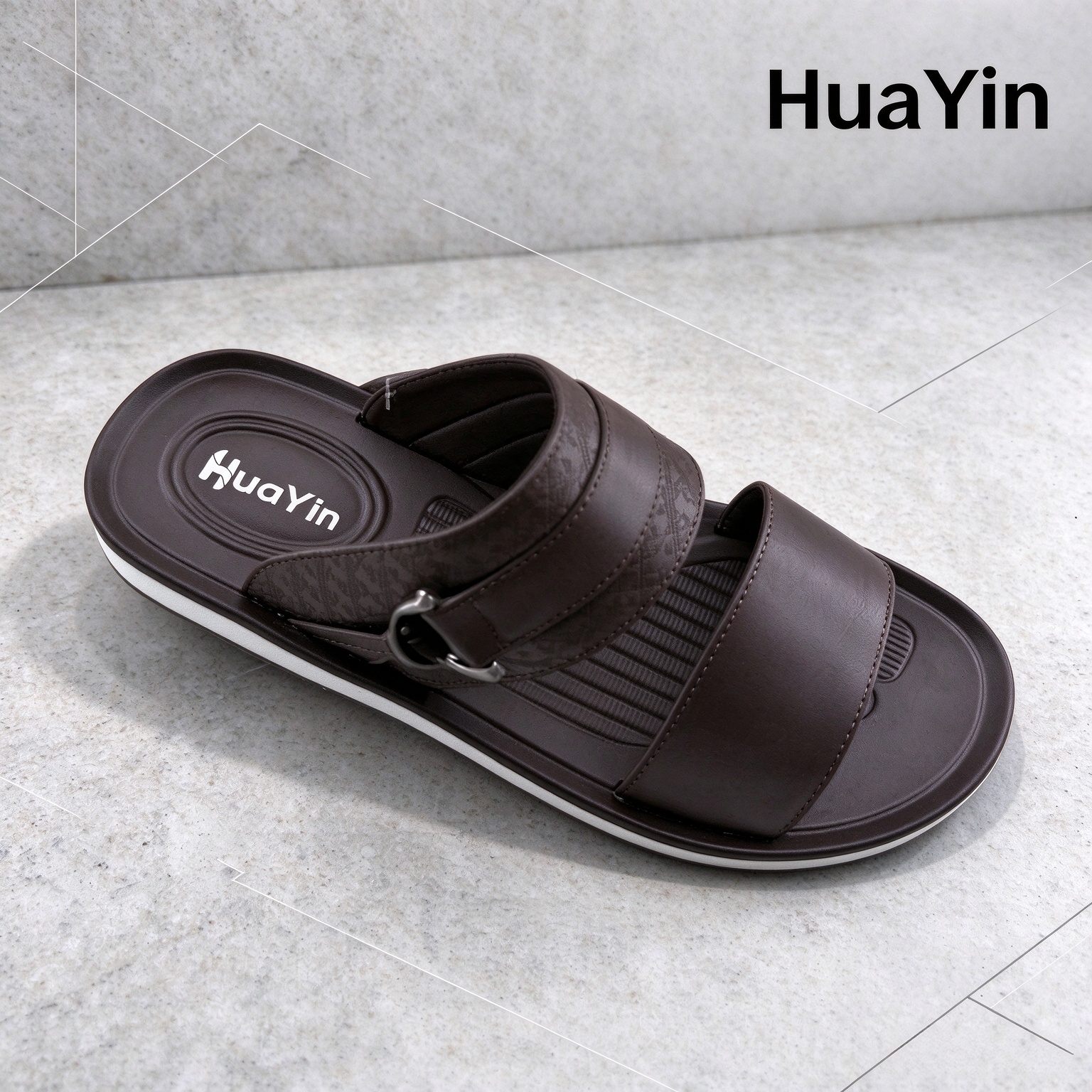 The new men's slippers are comfortable to wear details Picture