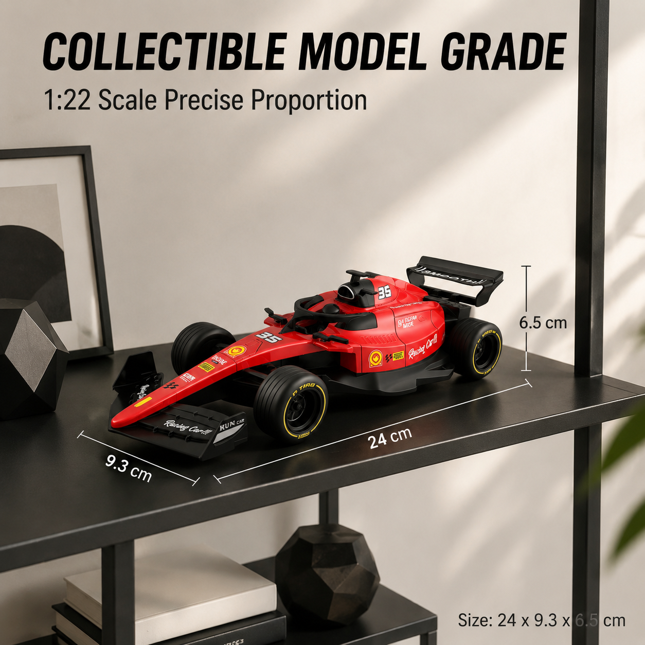 1:22 Remote control spray alloy equation car wireless remote control car alloy model toy collection gift Application Scenario