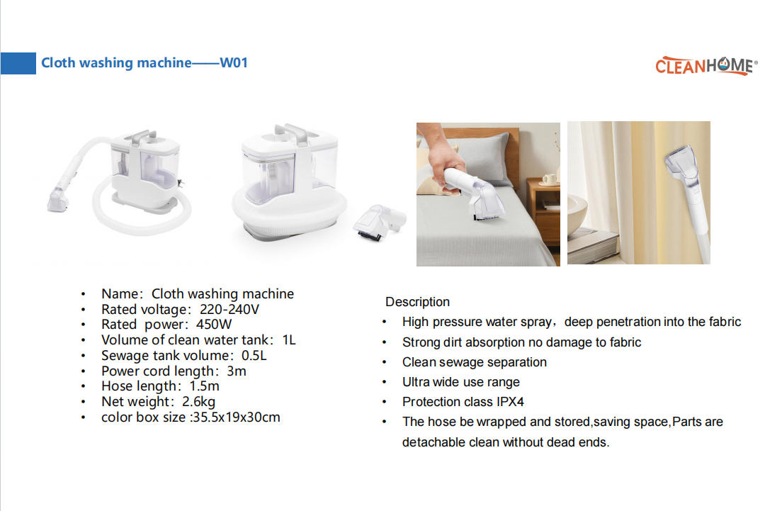 Cloth washing machine——W01 pic 1