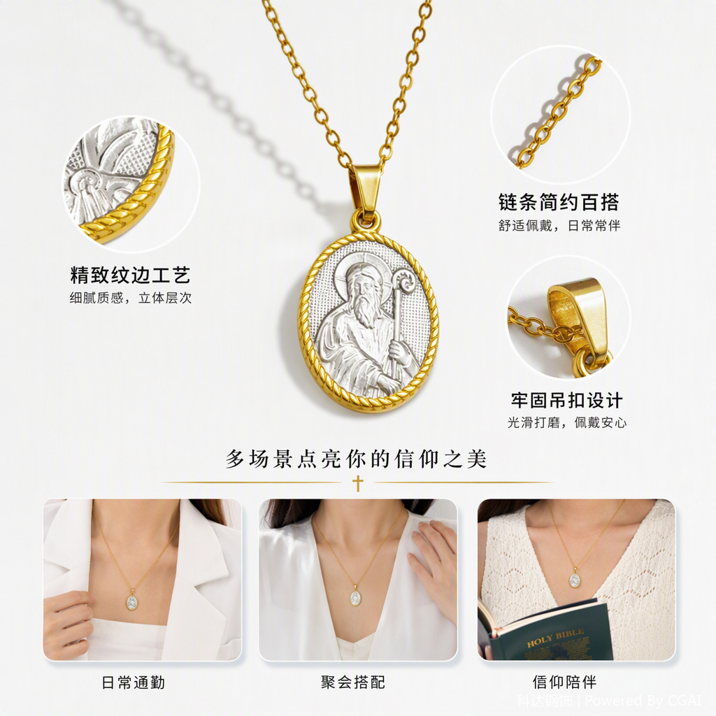 项链/珍珠项链/银饰/沙金/饰品项链细节图