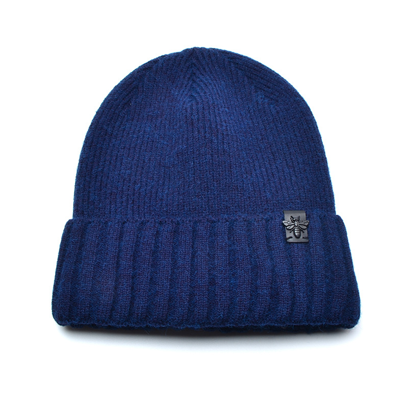 Yiwu Quality Autumn and Winter knitted hats, rabbit fur hats, women's winter Korean-style warm thickened pullover woolen hats, versatile -1006/38619