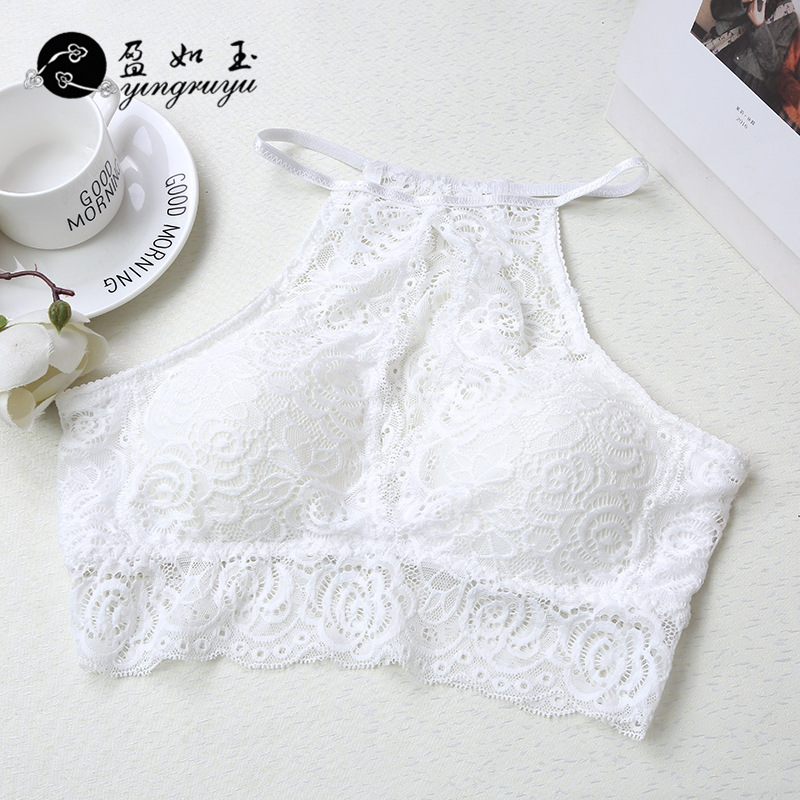 Yiwu Good Goods Korean Version Of Fashion Lace Flowers Wrapped Chest Free Bra Sexy Little Vest Anti-Slip Strap Spread Chest Wholesale -1006/48302 Application Scenario