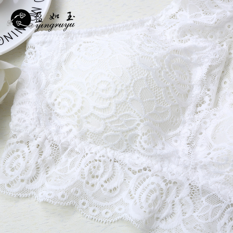 Yiwu Good Goods Korean Version Of Fashion Lace Flowers Wrapped Chest Free Bra Sexy Little Vest Anti-Slip Strap Spread Chest Wholesale -1006/48302 undefined