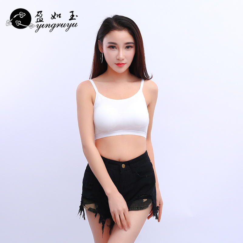 Yiwu Good Goods Korean Version Of Sexy Chest Wrap Anti-Stripping With Chest Pad Running Strap Girl undefined