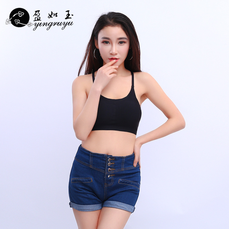 Yiwu Good Goods Korean Version Of Fashion Strap Bottom Bra With A String Girls Small Vest To Prevent Undress Underwear undefined