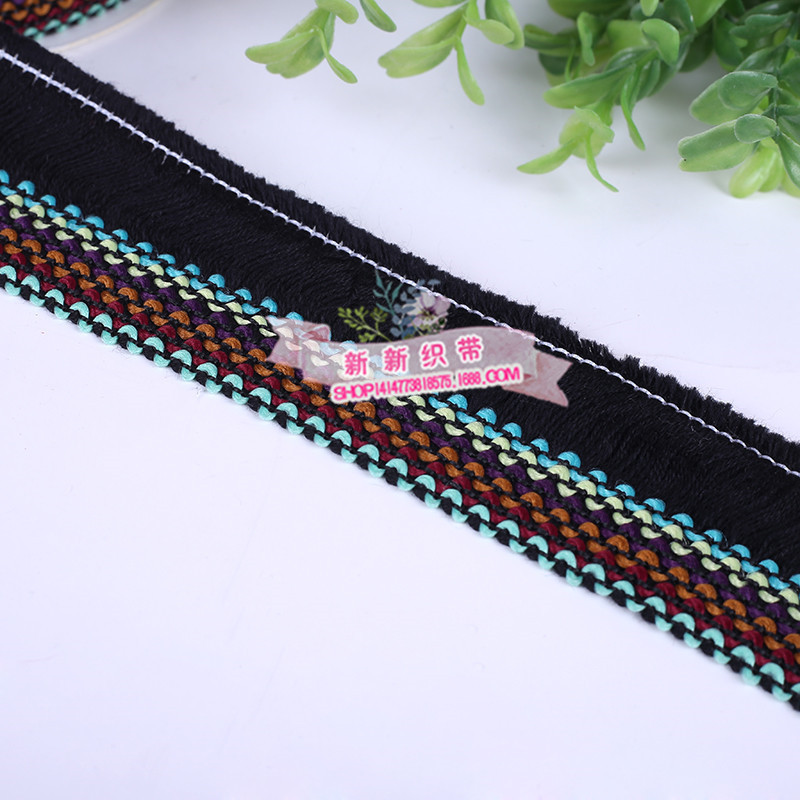 Yiwu Good Goods Factory produces lace tassel webbing, fringed webbing, and susu. We offer a variety of ethnic and Korean lace styles available for customization. -1006/41296 undefined