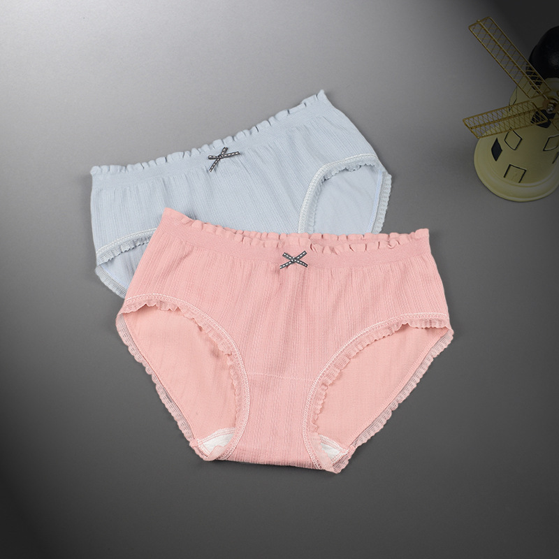 Yiwu good goods Day women's underwear tummy tuck small waist seamless elastic lace lace hip lift underwear solid color boxers women -1006/51333 thumbnail