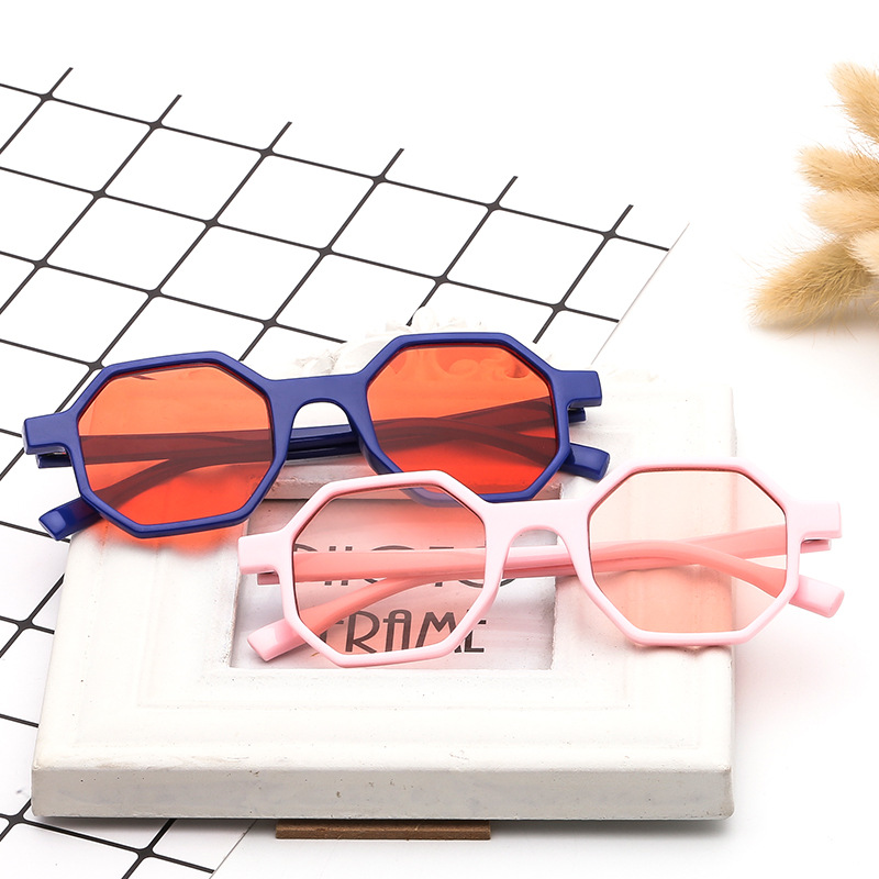 义乌好货 八角新款男女太阳镜墨镜 潮流小眼镜复古方形 跨境热卖-1004/22838产品图