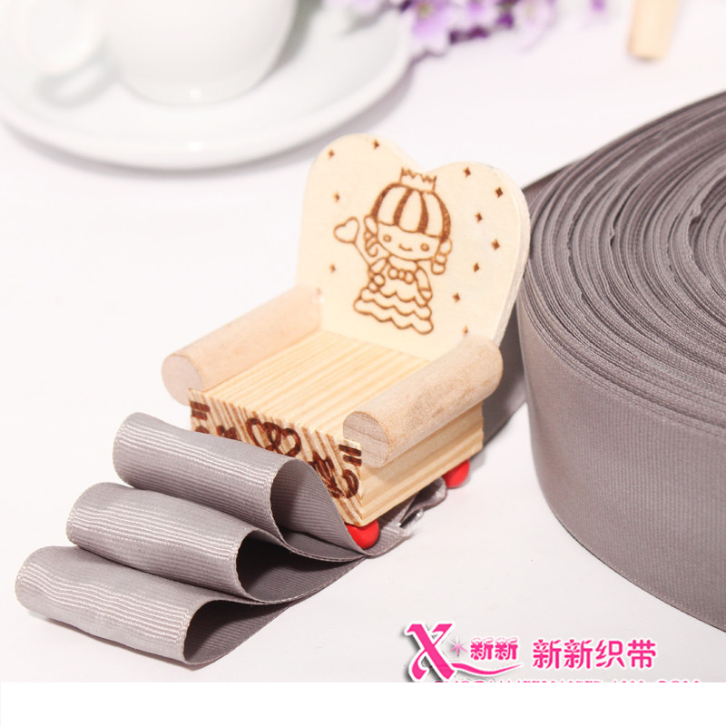 义乌好货 直销两色礼品丝带 DIY8分螺纹带 环保发饰配件涤纶织带 手工DIY-1006/41296