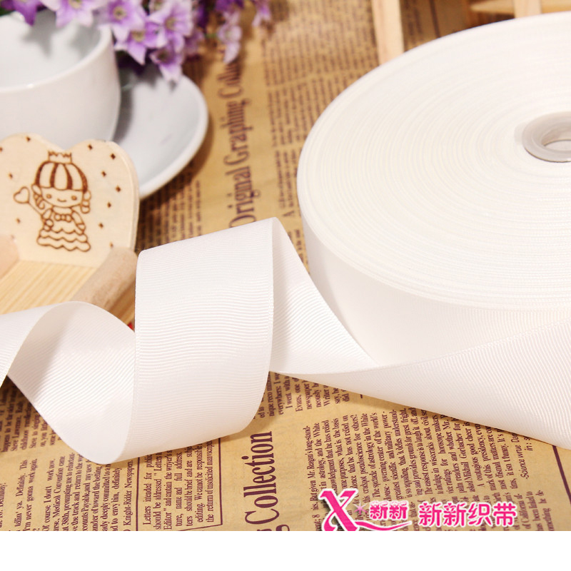 义乌好货 直销两色礼品丝带 DIY8分螺纹带 环保发饰配件涤纶织带 手工DIY-1006/41296