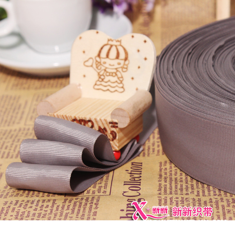 义乌好货 直销两色礼品丝带 DIY8分螺纹带 环保发饰配件涤纶织带 手工DIY-1006/41296