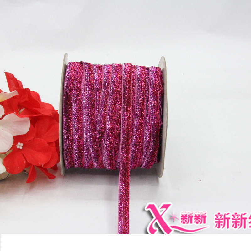 Yiwu Quality Goods 1CM colorful onion velvet ribbons, clothing accessories, polyester webbing, diy gift packaging, clothing accessories wholesale -1006/41296 Application Scenario