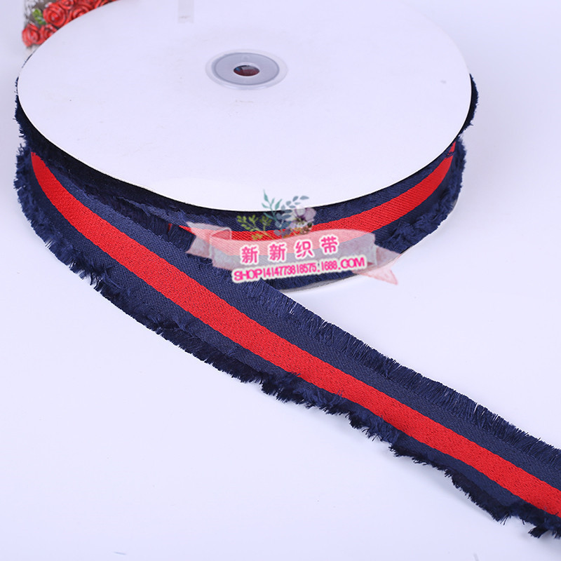 义乌好货 色织柳絮织带 涤纶间色织带 箱包服装鞋材辅料织带-1006/41296详情图6