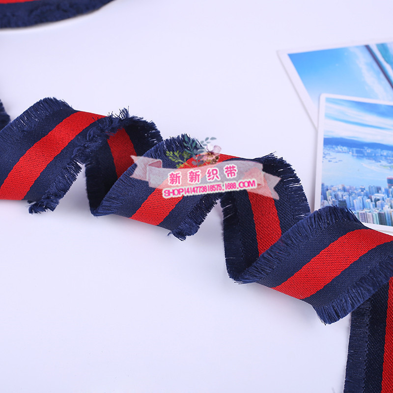 义乌好货 色织柳絮织带 涤纶间色织带 箱包服装鞋材辅料织带-1006/41296详情图7