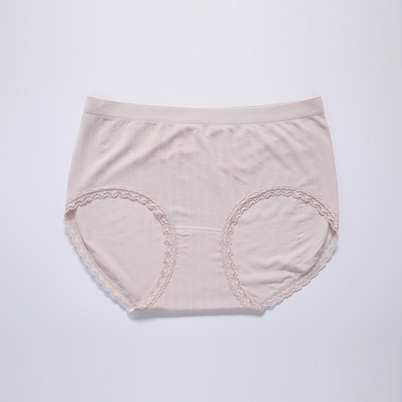 Yiwu Good Goods Manufacturers Direct Sales Pure Cotton Breathable Seamless Underwear Mid-Waist High Elastic Antibacterial Women's Underwear Sweat Absorption Modal Briefs -1006/51333