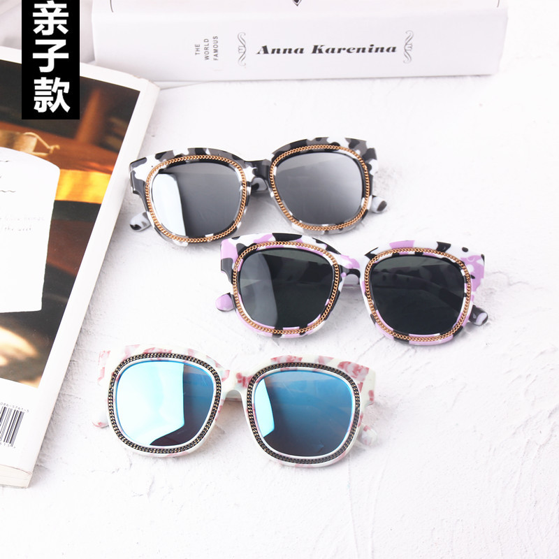 Yiwu Selection parent-child new fashion children polaroid sunglasses ADULT PC comfortable fashion street shot glasses polaroid lens 33902-1004/23075 thumbnail