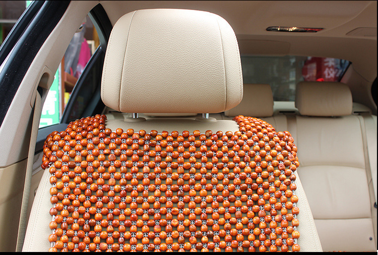 Yiwu's best-selling car seat cushions on Amazon, single-piece wood bead seat cushions, custom-made rosewood and red rosewood seat backs, wholesale -1007/69135