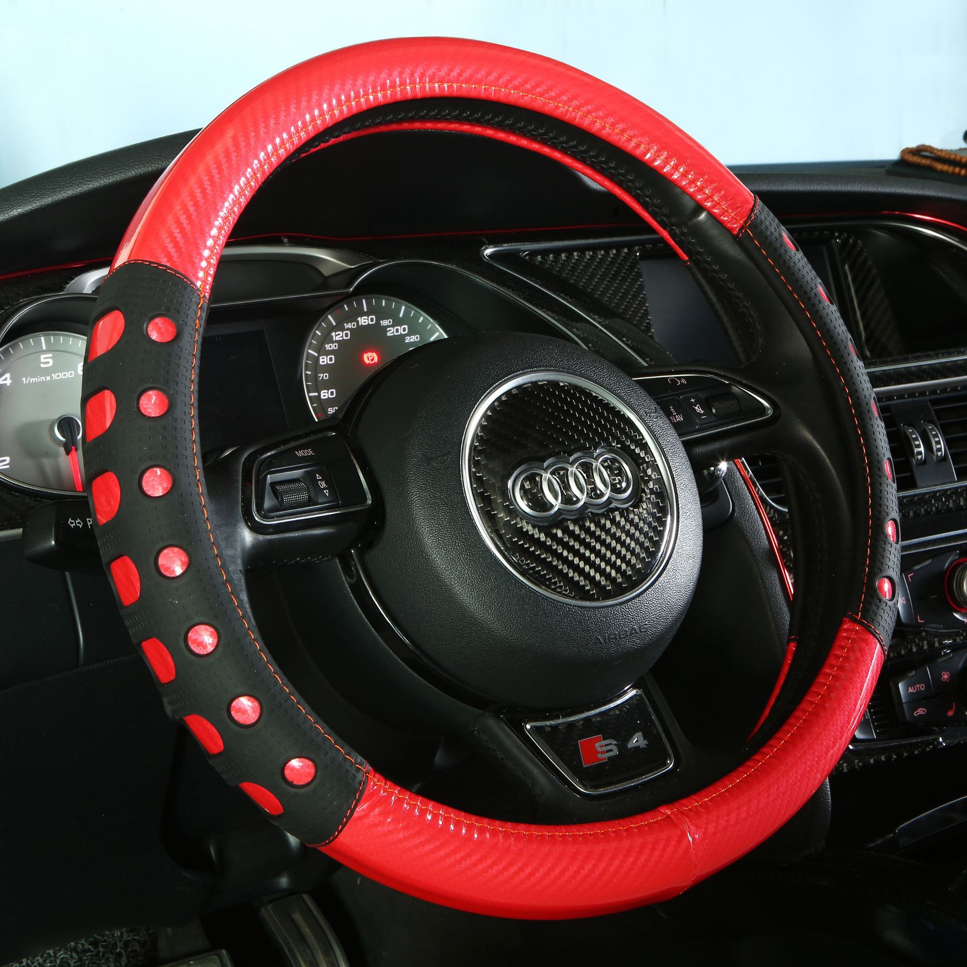 义乌好货 新款方向盘套汽车四季把套创意凹凸防滑汽车方向盘套跨境专供批发-1007/68949