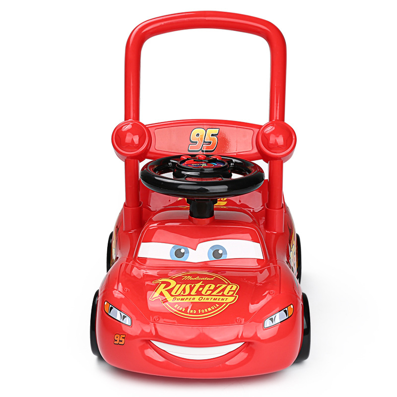 义乌好货 宝宝学步车 多功能防侧翻学步车带音乐灯光扶手可升降麦昆学步车-1001/1484