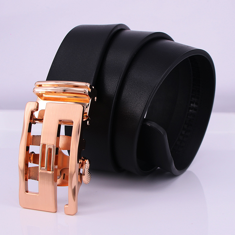 Yiwu Good Goods Men's Belt Wholesale Retro Leather Letter S Automatic Buckle Belt Imitation Antique Belt Manufacturers Wholesale 2019-1006/45800 details Picture